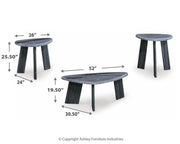 Bluebond Occasional Table Set (3/CN)
