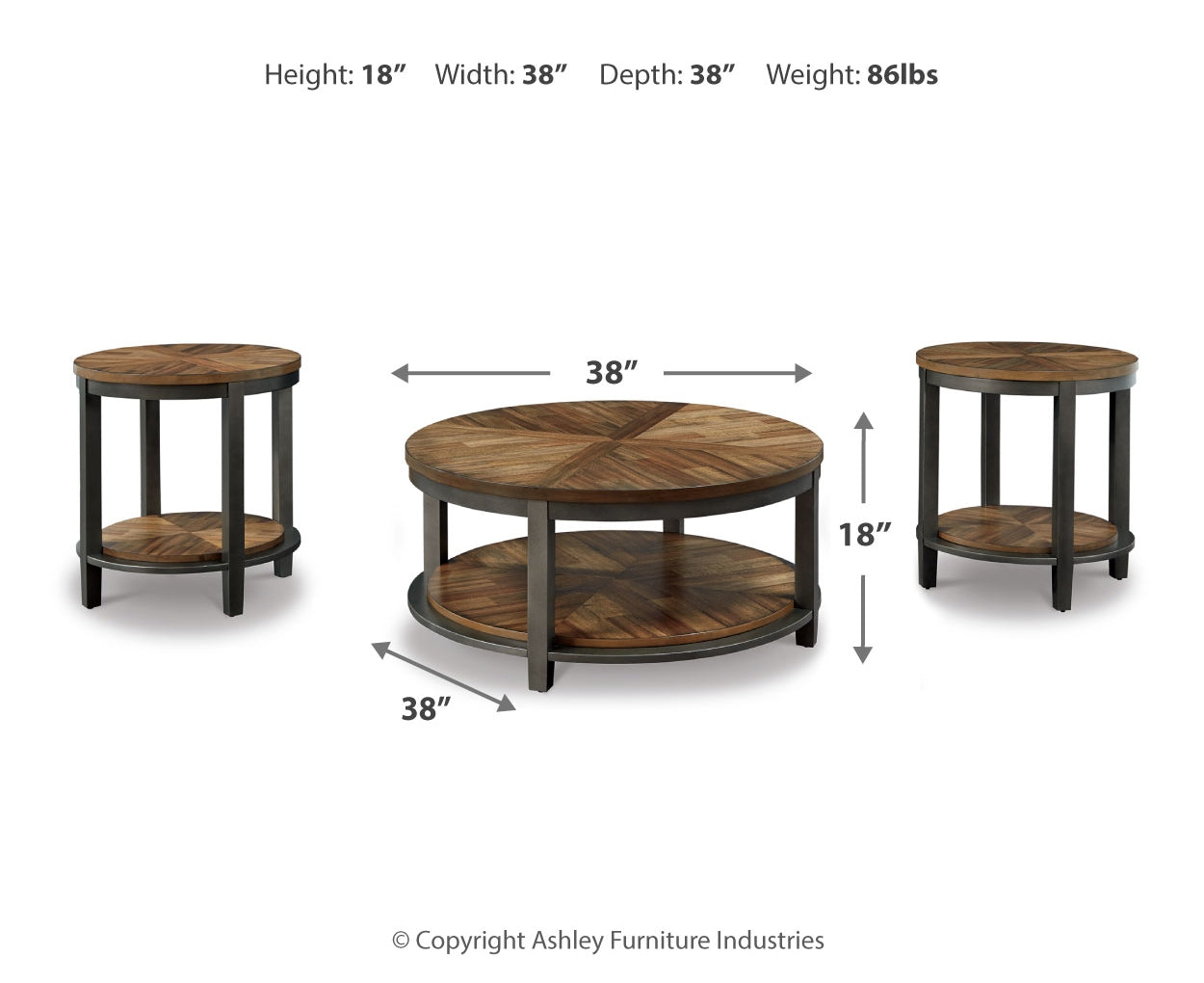 Roybeck Occasional Table Set (3/CN)
