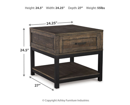 Johurst Rectangular End Table