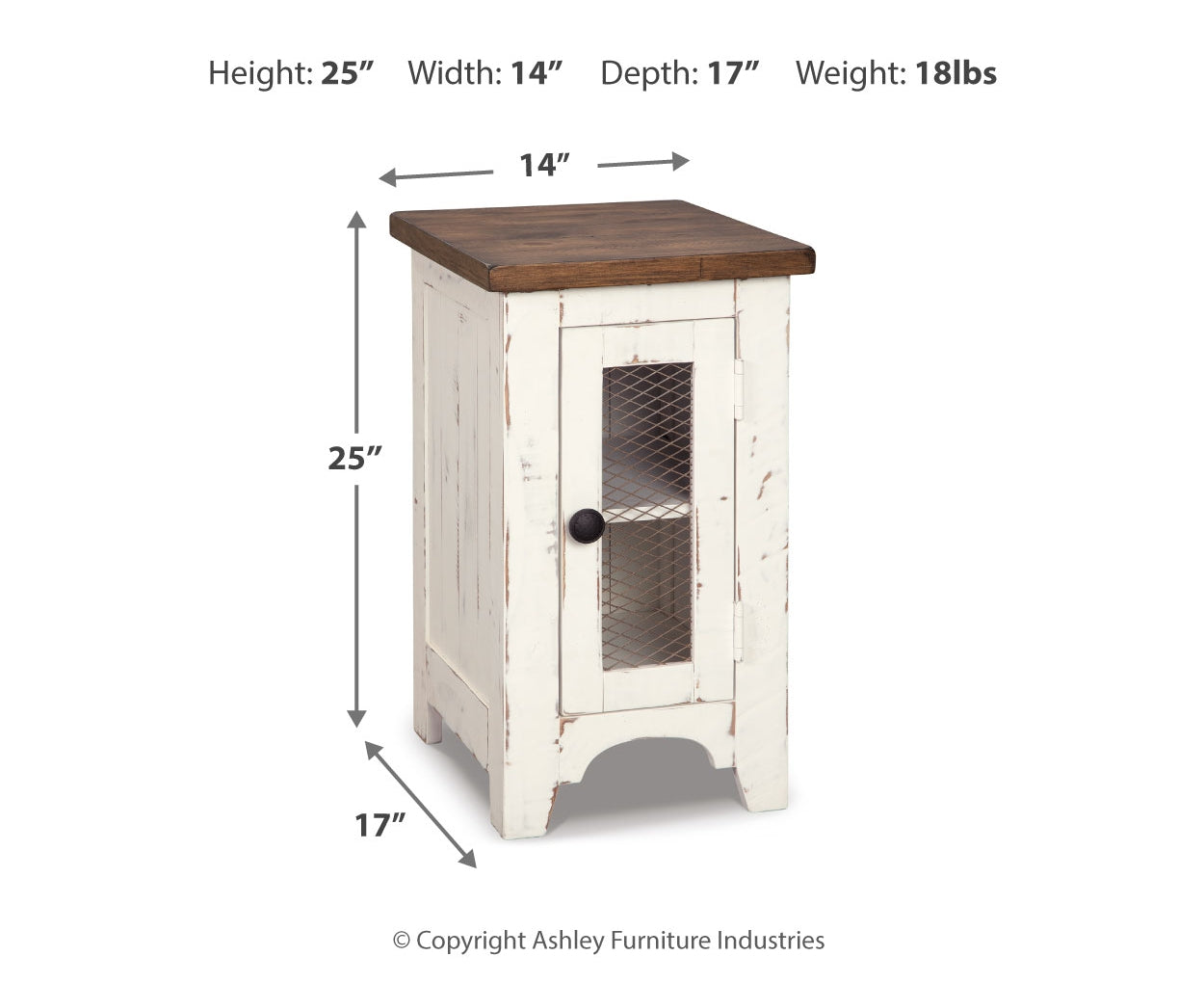 Wystfield Chair Side End Table