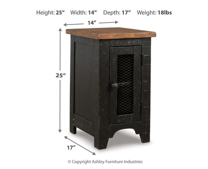 Valebeck Chair Side End Table