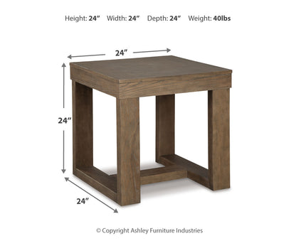 Cariton Square End Table