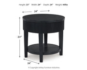 Marstream Round End Table