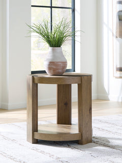Flangren Round End Table