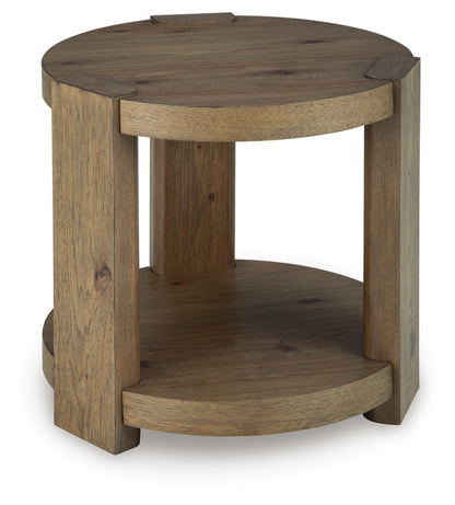 Flangren Round End Table