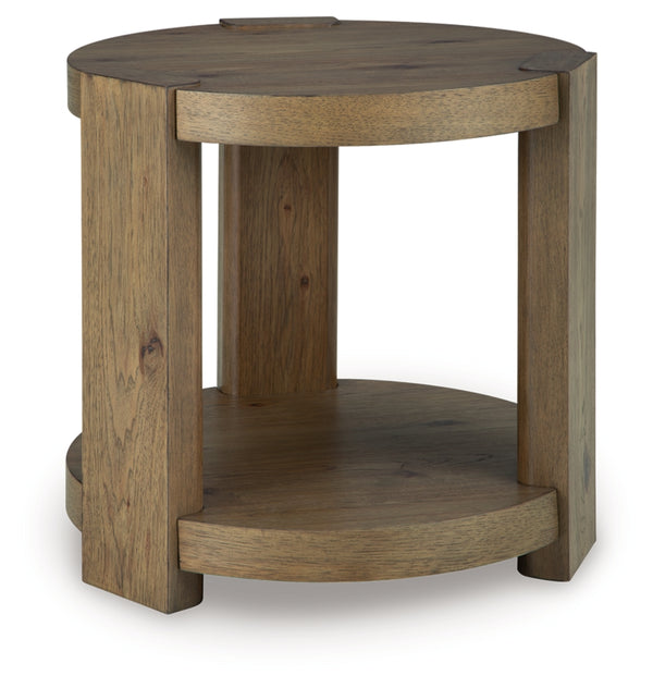 Flangren Round End Table