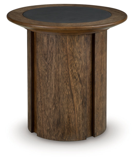 Dontayne Round End Table
