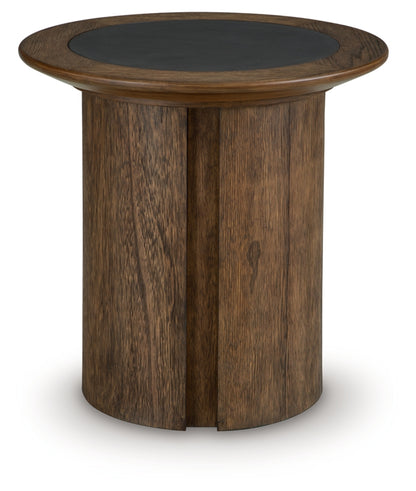Dontayne Round End Table