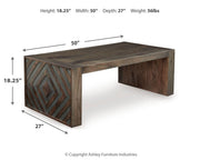 Dreggan Rectangular Cocktail Table
