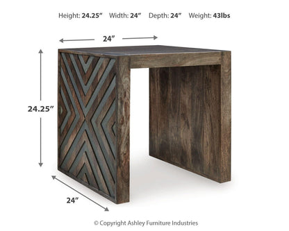 Dreggan Square End Table