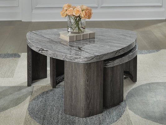 Surmour Stacked Cocktail Table