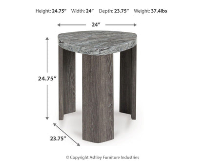 Surmour Triangle End Table
