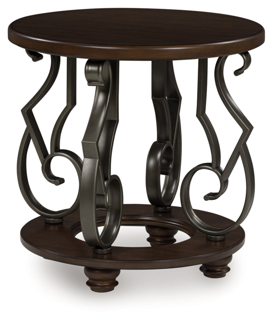Frallyn Round End Table