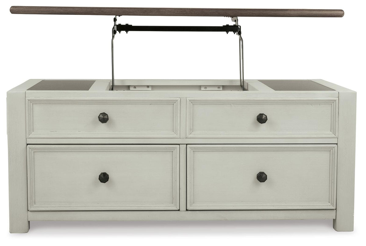 Bolanburg Coffee Table with End Table and Chairside End Table