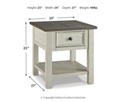 Bolanburg Rectangular End Table