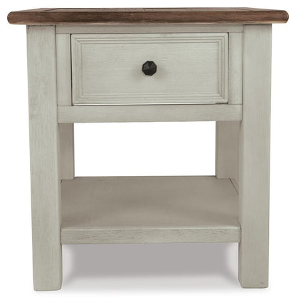 Bolanburg Coffee Table with End Table and Chairside End Table