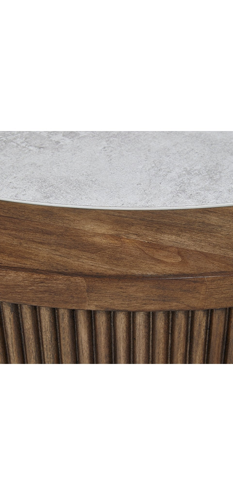 Hadonna Round End Table