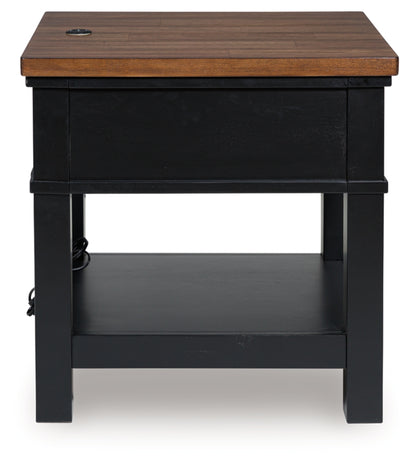 Wildenauer Rectangular End Table