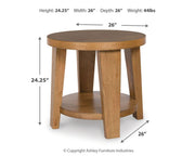 Kristiland Round End Table