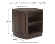 Korestone Square End Table