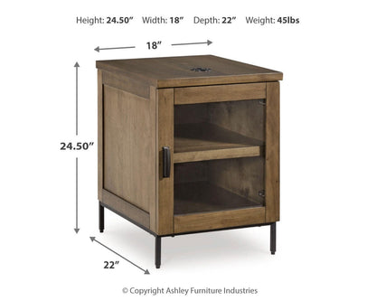 Torlanta Chair Side End Table