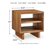 Dressonni Square End Table