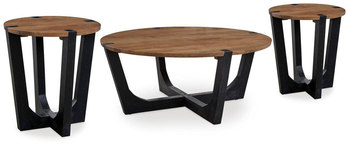 Hanneforth 3PC Occasional Mesa Set
