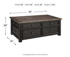Tyler Creek Lift Top Cocktail Table