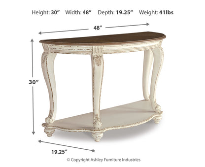Realyn Sofa Table