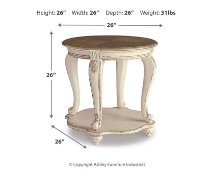 Realyn Round End Table