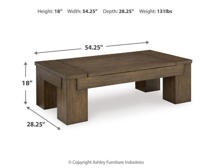 Rosswain Lift Top Cocktail Table