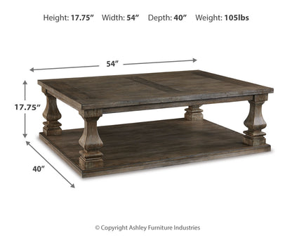 Johnelle Rectangular Cocktail Table