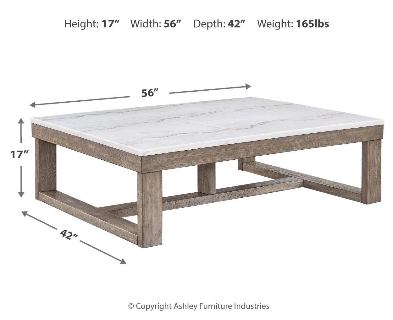 Loyaska Rectangular Cocktail Table