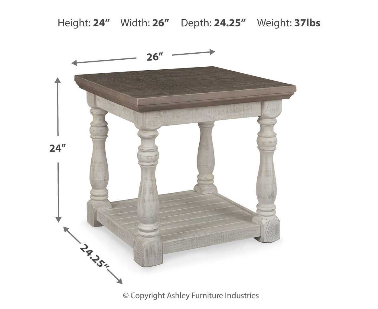 Havalance Rectangular End Table