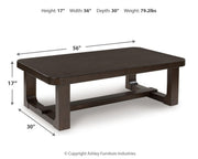 Breckington Rectangular Cocktail Table