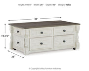 Havalance Lift Top Cocktail Table
