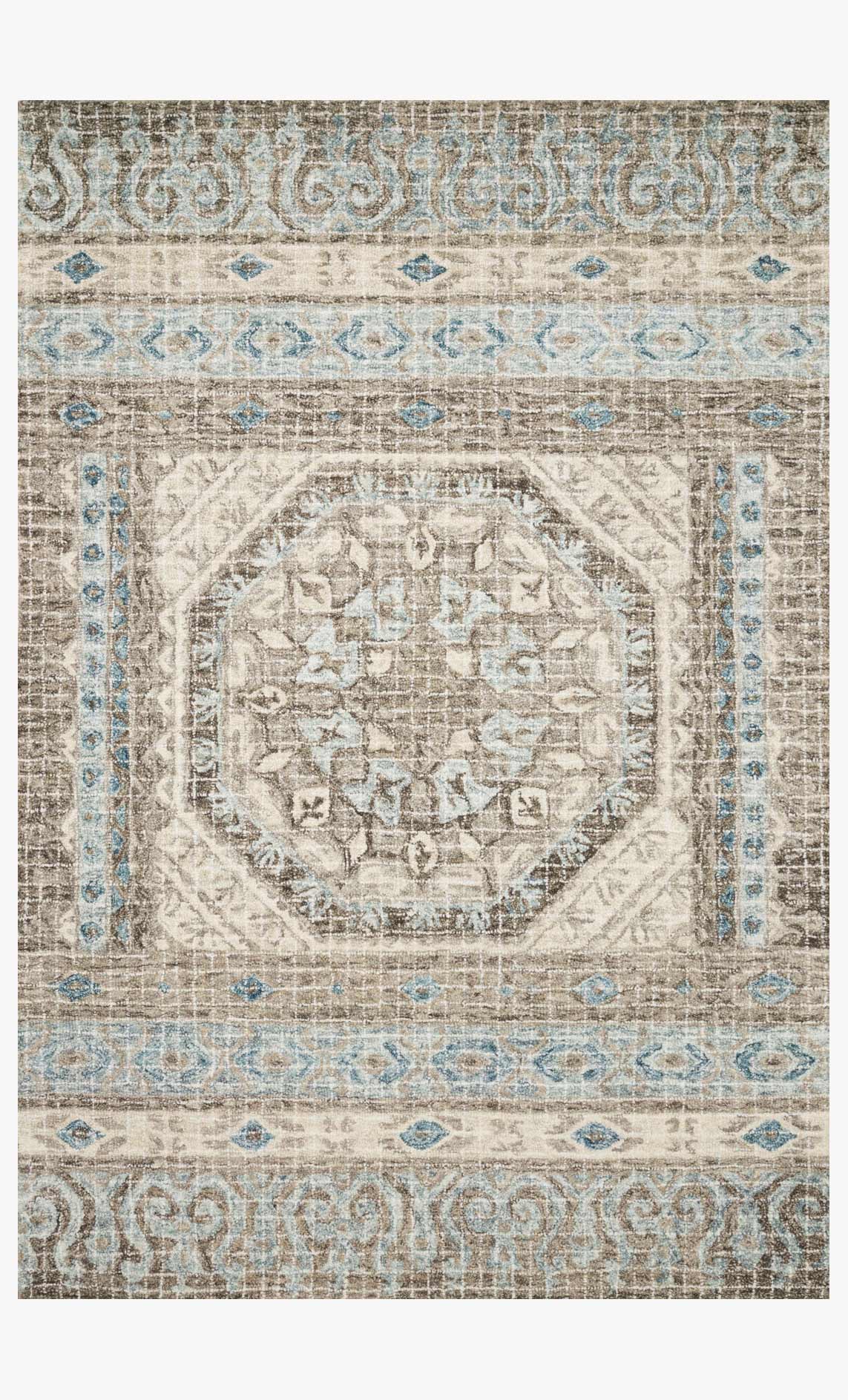 Loloi Tatum TW-02 Stone / Blue