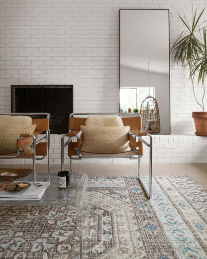 Loloi Tatum TW-02 Stone / Blue