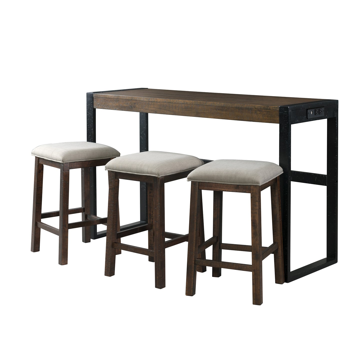 Caesar Occasional Bar Table Single Pack (Table + Three Stools)