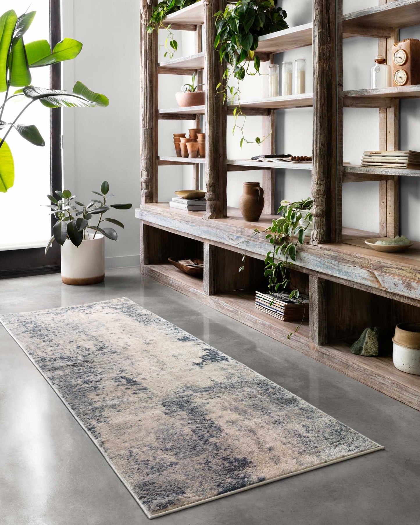 Loloi Teagan TEA-07 Natural / Mezclilla