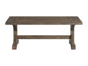 Finn 3PC Accent Trestle Table Set-Coffee Table & Two End Tables
