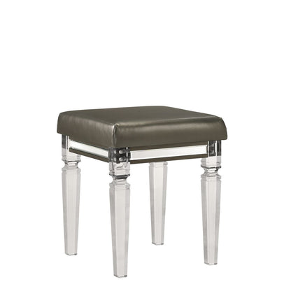 Vanity Stool W/ Acrylic Leg