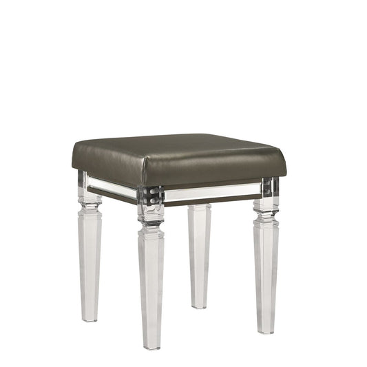 Vanity Stool W/ Acrylic Leg