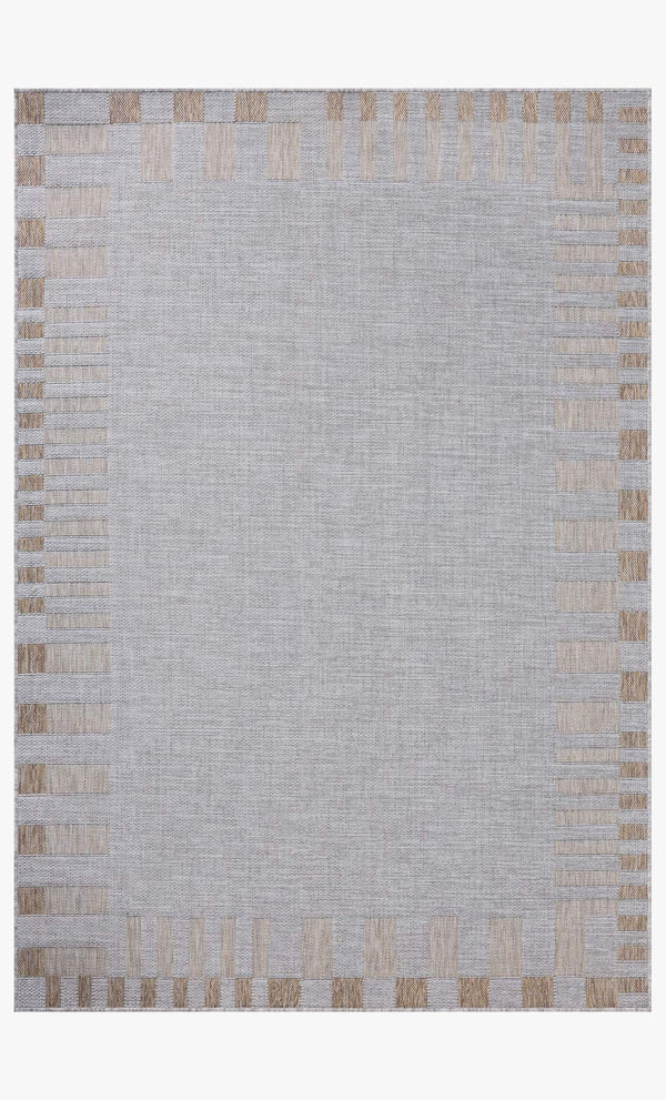 Amber Lewis x Loloi Topanga TOP-08 Silver / Natural