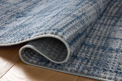 Townes Collection Recycled Abstract Area Rug Stone/Wheat 5-3 X 7-6