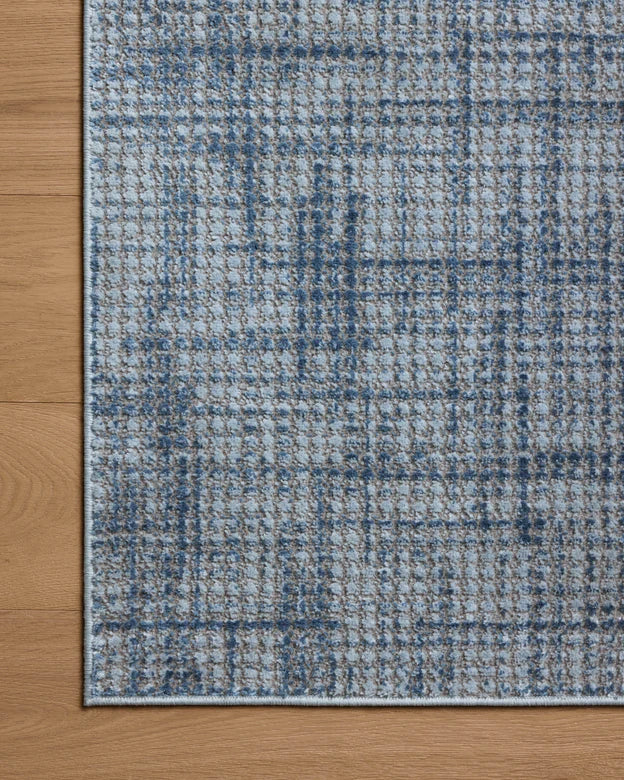 Townes Collection Recycled Abstract Area Rug Stone/Wheat 5-3 X 7-6