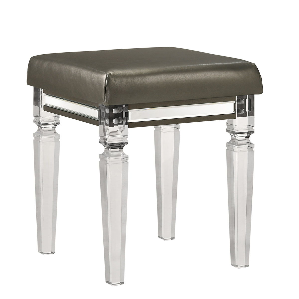 Twenty Nine Dressing Stool W/Acrylic Leg