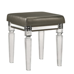 Twenty Nine Dressing Stool W/Acrylic Leg