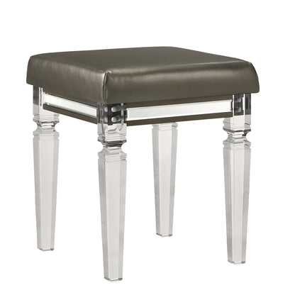 Twenty Nine Dressing Stool W/Acrylic Leg