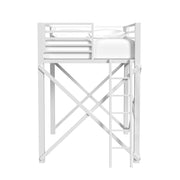 Talia Full Loft Bunk and Ladder in White